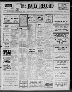 The Daily Record (Oklahoma City, Okla.), Vol. 34, No. 75, Ed. 1 Wednesday, March 31, 1937