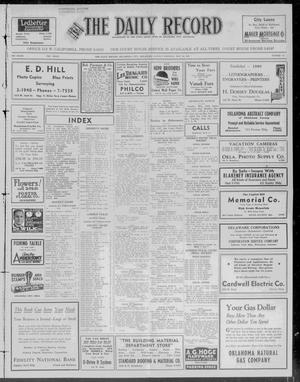 The Daily Record (Oklahoma City, Okla.), Vol. 34, No. 121, Ed. 1 Monday, May 24, 1937