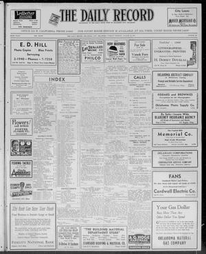 The Daily Record (Oklahoma City, Okla.), Vol. 34, No. 188, Ed. 1 Tuesday, August 10, 1937