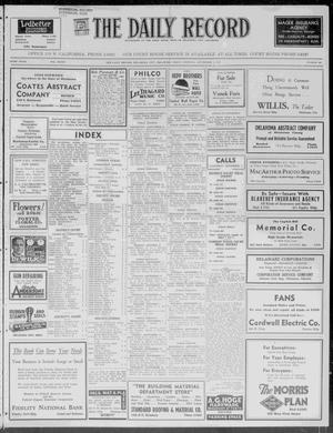 Primary view of object titled 'The Daily Record (Oklahoma City, Okla.), Vol. 34, No. 209, Ed. 1 Friday, September 3, 1937'.