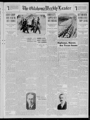The Oklahoma Weekly Leader (Oklahoma City, Okla.), Vol. 11, No. 48, Ed. 1 Friday, July 18, 1930