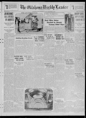 The Oklahoma Weekly Leader (Oklahoma City, Okla.), Vol. 12, No. 3, Ed. 1 Friday, September 12, 1930