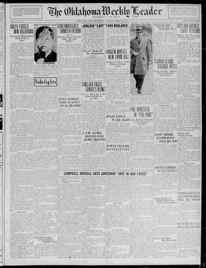 The Oklahoma Weekly Leader (Oklahoma City, Okla.), Vol. 9, No. 35, Ed. 1 Friday, April 13, 1928