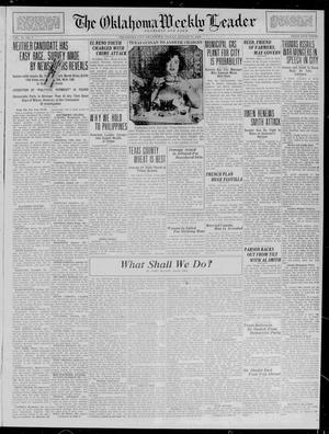 The Oklahoma Weekly Leader (Oklahoma City, Okla.), Vol. 10, No. 1, Ed. 1 Friday, August 17, 1928