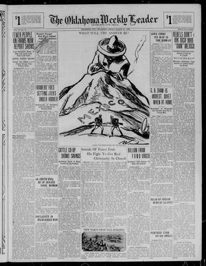 The Oklahoma Weekly Leader (Oklahoma City, Okla.), Vol. 10, No. 32, Ed. 1 Friday, March 22, 1929