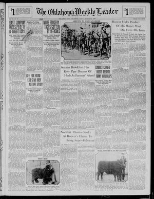 The Oklahoma Weekly Leader (Oklahoma City, Okla.), Vol. 10, No. 33, Ed. 1 Friday, March 29, 1929