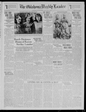 The Oklahoma Weekly Leader (Oklahoma City, Okla.), Vol. 10, No. 39, Ed. 1 Friday, May 17, 1929
