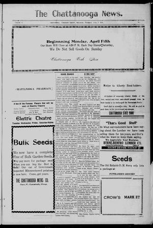 The Chattanooga News. (Chattanooga, Okla.), Vol. 14, Ed. 1 Thursday, April 8, 1920