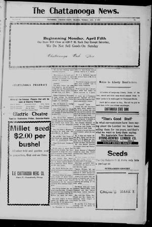 The Chattanooga News. (Chattanooga, Okla.), Vol. 14, Ed. 1 Thursday, April 15, 1920