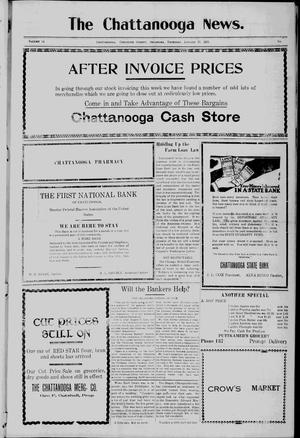The Chattanooga News. (Chattanooga, Okla.), Vol. 14, Ed. 1 Thursday, January 27, 1921