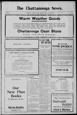 The Chattanooga News. (Chattanooga, Okla.), Vol. 16, No. 11, Ed. 1 Thursday, May 12, 1921