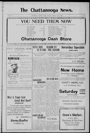 The Chattanooga News. (Chattanooga, Okla.), Vol. 17, No. 10, Ed. 1 Thursday, May 4, 1922