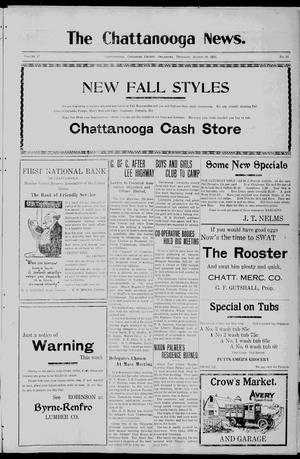 The Chattanooga News. (Chattanooga, Okla.), Vol. 17, No. 24, Ed. 1 Thursday, August 10, 1922