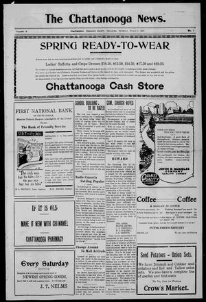 Primary view of object titled 'The Chattanooga News. (Chattanooga, Okla.), Vol. 18, No. 1, Ed. 1 Thursday, March 1, 1923'.