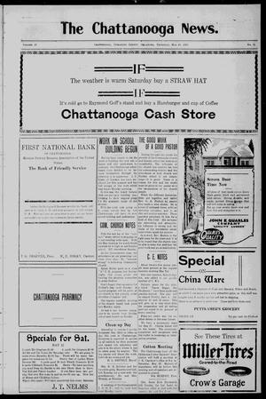 The Chattanooga News. (Chattanooga, Okla.), Vol. 18, No. 11, Ed. 1 Thursday, May 10, 1923