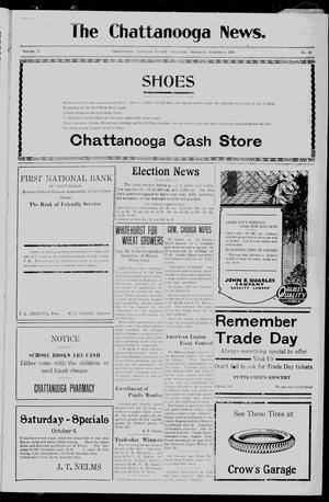 The Chattanooga News. (Chattanooga, Okla.), Vol. 18, No. 32, Ed. 1 Thursday, October 4, 1923