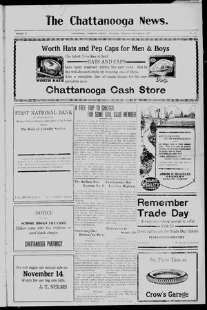 Primary view of object titled 'The Chattanooga News. (Chattanooga, Okla.), Vol. 18, No. 37, Ed. 1 Thursday, November 8, 1923'.