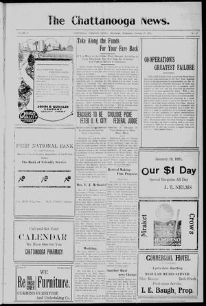 The Chattanooga News. (Chattanooga, Okla.), Vol. 18, No. 47, Ed. 1 Thursday, January 17, 1924