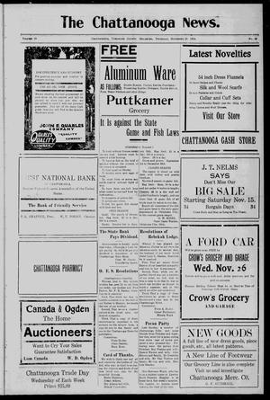 The Chattanooga News. (Chattanooga, Okla.), Vol. 19, No. 39, Ed. 1 Thursday, November 20, 1924