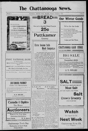 The Chattanooga News. (Chattanooga, Okla.), Vol. 19, No. 41, Ed. 1 Thursday, December 4, 1924
