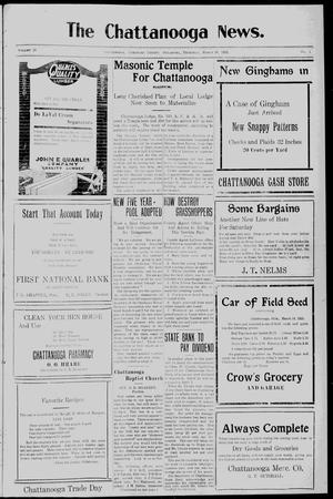 The Chattanooga News. (Chattanooga, Okla.), Vol. 20, No. 5, Ed. 1 Thursday, March 26, 1925