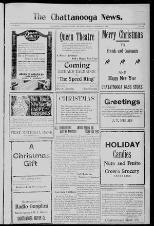 The Chattanooga News. (Chattanooga, Okla.), Vol. 20, No. 49, Ed. 1 Thursday, December 24, 1925