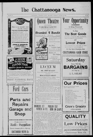 The Chattanooga News. (Chattanooga, Okla.), Vol. 20, No. 52, Ed. 1 Thursday, January 14, 1926