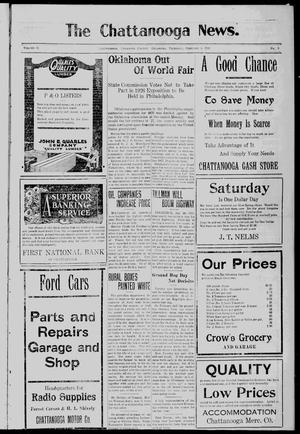 The Chattanooga News. (Chattanooga, Okla.), Vol. 21, No. 3, Ed. 1 Thursday, February 4, 1926