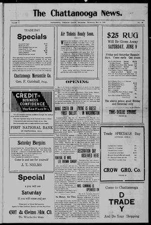 The Chattanooga News. (Chattanooga, Okla.), Vol. 23, No. 23, Ed. 1 Thursday, May 31, 1928
