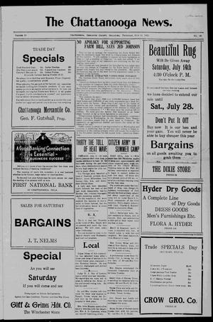 The Chattanooga News. (Chattanooga, Okla.), Vol. 23, No. 29, Ed. 1 Thursday, July 12, 1928