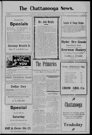 The Chattanooga News. (Chattanooga, Okla.), Vol. 23, No. 33, Ed. 1 Thursday, August 9, 1928