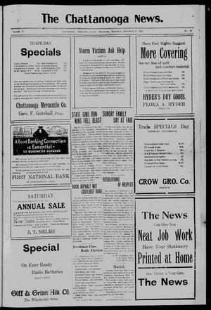 Primary view of object titled 'The Chattanooga News. (Chattanooga, Okla.), Vol. 23, No. 40, Ed. 1 Thursday, September 27, 1928'.