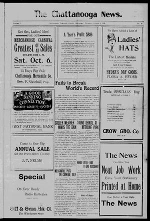 The Chattanooga News. (Chattanooga, Okla.), Vol. 23, No. 41, Ed. 1 Thursday, October 4, 1928