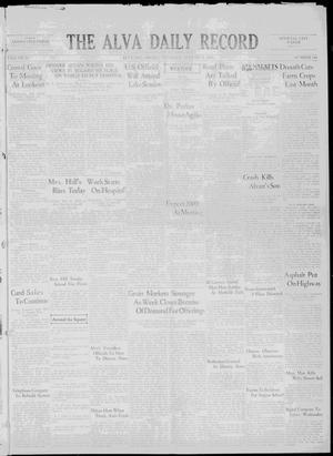 The Alva Daily Record (Alva, Okla.), Vol. 29, No. 148, Ed. 1 Tuesday, August 11, 1931