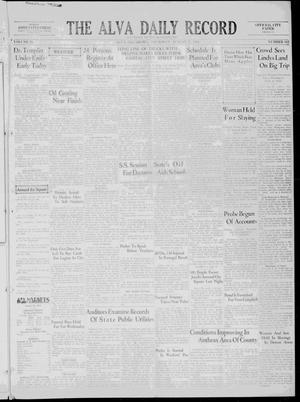 The Alva Daily Record (Alva, Okla.), Vol. 29, No. 162, Ed. 1 Thursday, August 27, 1931