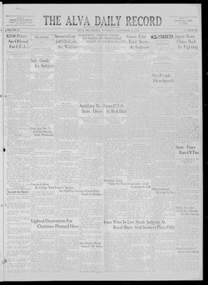 The Alva Daily Record (Alva, Okla.), Vol. 29, No. 234, Ed. 1 Thursday, November 19, 1931