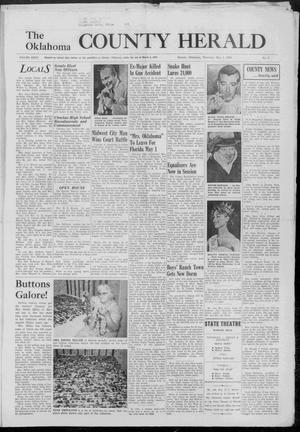 The Oklahoma County Herald (Harrah, Okla.), Vol. 34, No. 6, Ed. 1 Thursday, May 1, 1958