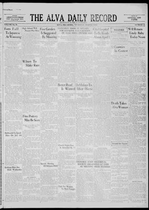 The Alva Daily Record (Alva, Okla.), Vol. 30, No. 54, Ed. 1 Thursday, March 3, 1932