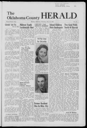 The Oklahoma County Herald (Harrah, Okla.), Vol. 34, No. 47, Ed. 1 Thursday, February 12, 1959