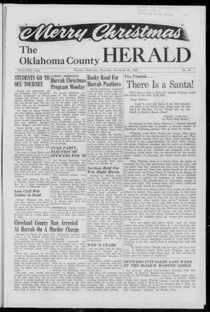 The Oklahoma County Herald (Harrah, Okla.), Vol. 35, No. 40, Ed. 1 Thursday, December 24, 1959