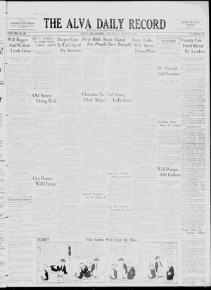 The Alva Daily Record (Alva, Okla.), Vol. 30, No. 181, Ed. 1 Thursday, July 28, 1932