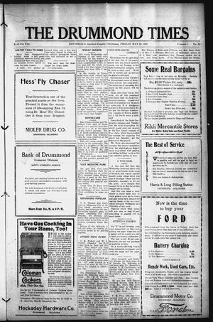 The Drummond Times (Drummond, Okla.), Vol. 1, No. 52, Ed. 1 Friday, May 29, 1925