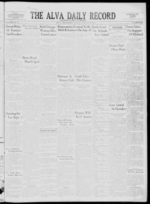 The Alva Daily Record (Alva, Okla.), Vol. 30, No. 206, Ed. 1 Friday, August 26, 1932