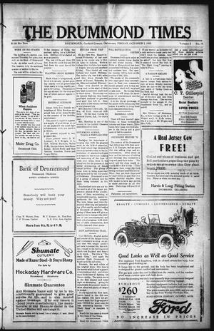 The Drummond Times (Drummond, Okla.), Vol. 2, No. 18, Ed. 1 Friday, October 2, 1925