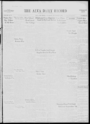 The Alva Daily Record (Alva, Okla.), Vol. 30, No. 211, Ed. 1 Thursday, September 1, 1932