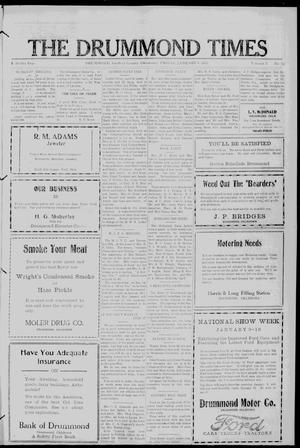 The Drummond Times (Drummond, Okla.), Vol. 2, No. 32, Ed. 1 Friday, January 8, 1926