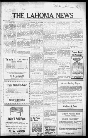 The Lahoma News (Lahoma, Okla.), Vol. 1, No. 50, Ed. 1 Friday, March 21, 1924