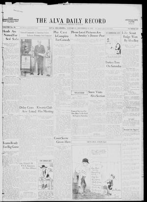 The Alva Daily Record (Alva, Okla.), Vol. 30, No. 297, Ed. 1 Saturday, December 10, 1932