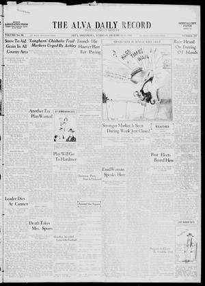 The Alva Daily Record (Alva, Okla.), Vol. 30, No. 299, Ed. 1 Tuesday, December 13, 1932