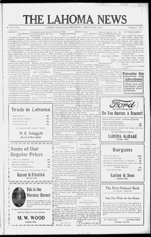 The Lahoma News (Lahoma, Okla.), Vol. 2, No. 5, Ed. 1 Friday, May 9, 1924